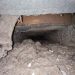 A dirty air duct before performing a duct cleaning service by Super Steam in London Ontario.